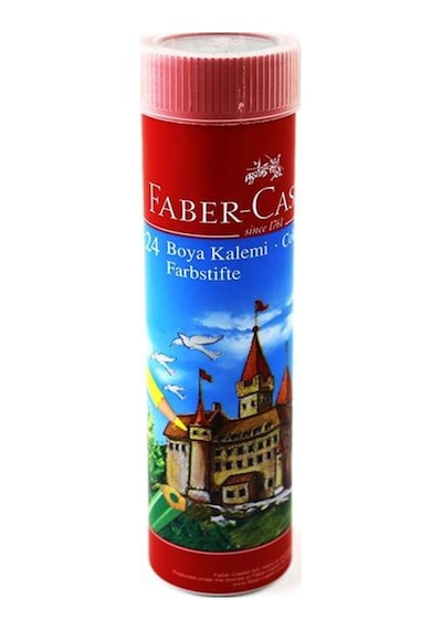 Tüp Kuru Boya Kalemi 24lü Çok Renkli