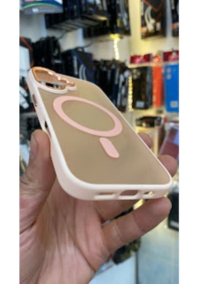 Apple iPhone Uyumlu  16 Kamera Korumalı Mat Magsafe Wireless Şarj Destekli Renkli 45660