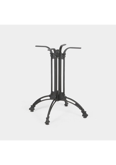 Kral Ma 100 Tekli Masa Ayak Astor Alüminyum Yüksek Basınçlı Döküm G 64 X D 46 X Y 71 Cm Siyah Siyah