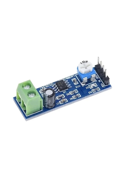 Lm386 Ses Kuvvetlendirici Modül Dc 5v / 12v Mono Ayarlanabilir Ses Yükseltici Mikrofon Amfi