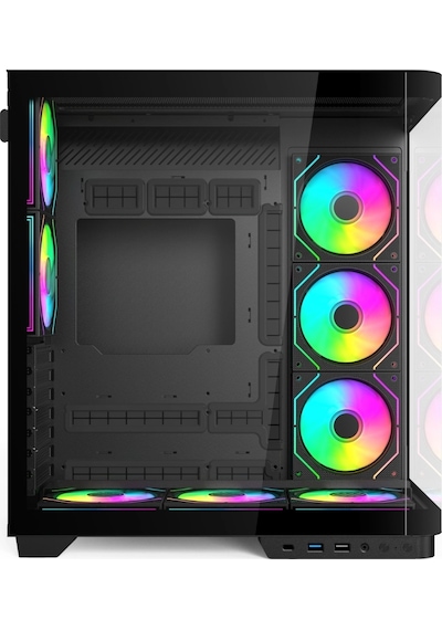 Hyper Rocket V335r Atx 8 Argb Fan Siyah Oyuncu Kasası