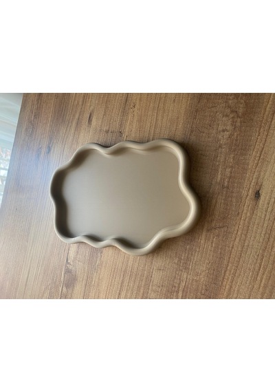 Çok Amaçlı Dekoratif Tepsi Brown