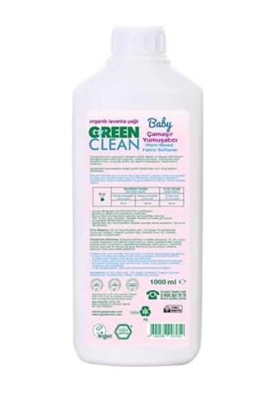 U Green Clean Baby Bitkisel Çamaşır Yumuşatıcı 2li Set 124-Pembe