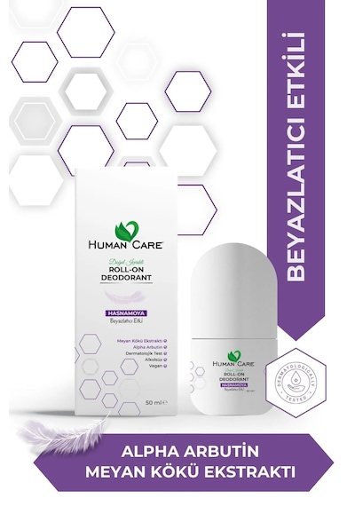 Human Care Doğal Roll-on Deodorant Beyazlatıcı Etki 50 ML