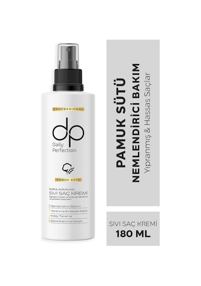 Dp Daily Perfection Pamuk Sütü Sıvı Saç Bakım Kremi 180 ML