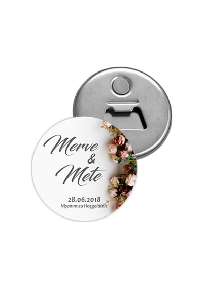 Metal Magnet Açacak 24 Adet Lila