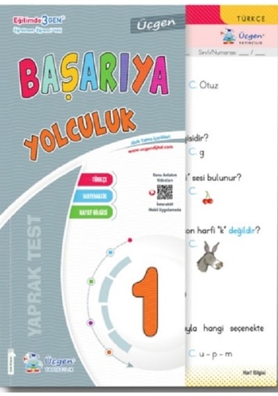 Üçgen 1.sınıf Tüm Dersler + Başarıya Yolculuk Yaprak Test