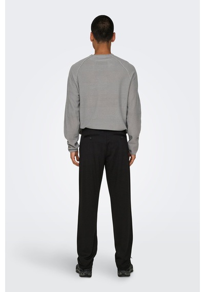 Only & Sons Erkek Onsmark Regular Fit Chino Pantolon 22033199 Siyah Siyah