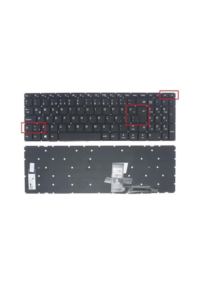Lenovo Uyumlu ideaPad 310-15IKB Notebook Klavyesi - Siyah TR