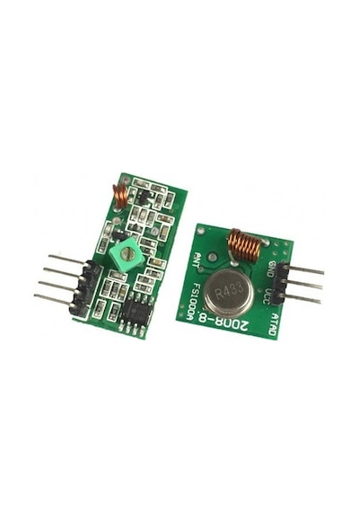 Modülelektronik-433 Mhz Rf Kablosuz Alıcı Ve Verici Kiti