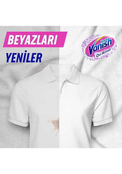 Vanish Oxi Action Kristal Beyaz Deterjan ve Leke Çıkarıcı Sıvı 1 L