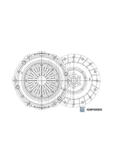 BLUE PRINT ADBP300033 Debriyaj Seti Golf V 2.0 Gtı 06- Byd Cdlf