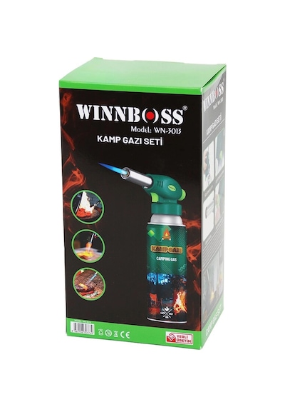 2pcs Profesyonel Pürmüz Seti Pürmüz Torch Çakmak Başlık - Kamp Gazı 400ml 5468 Çok Renkli