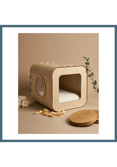 Bezos Özel Tasarım Luna Mdf Kedi Evi Agc