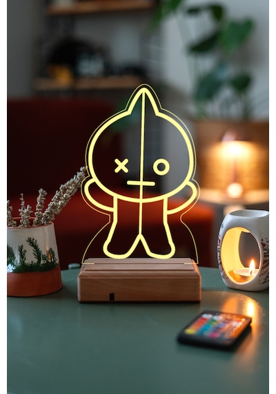 Bt21 Van Bts Army 16 Renk Kumandalı 3d Gece Lambası