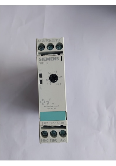 Siemens Sirius Elektronik Zaman Rölesi Yıldız Üçgen 1,5-30 s