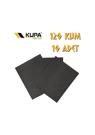 Kupa Su Zımparası A120 Kum - 10 Adet
