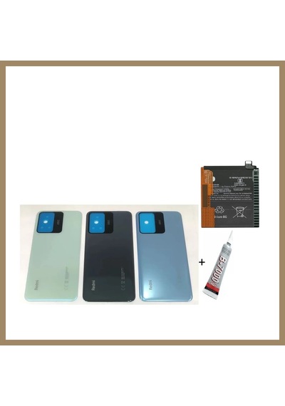 Kahveci.store Redmi Note 12s Arka Batarya Kapağı ,batarya Ve B70 22 Çok Renkli