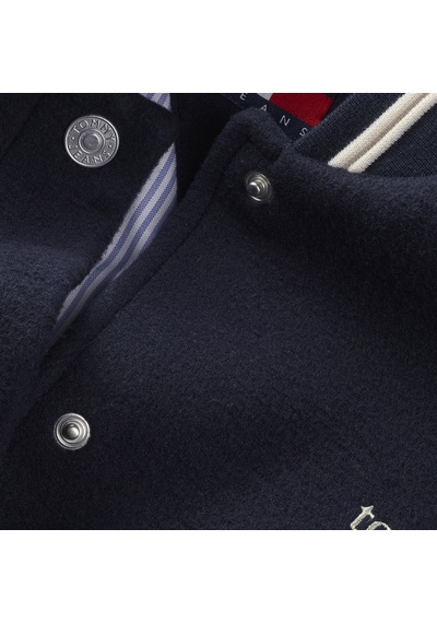 Tommy Hilfiger Tjw Wool Varsity Ext Kadın Mavi Ceket 026 Dw0dw19320 Lacivert