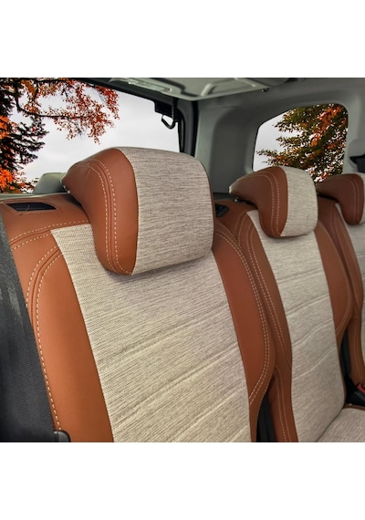 Opel Combo Uyumlu Araca Özel Oto Koltuk Kılıfı 158559 Taba-bej
