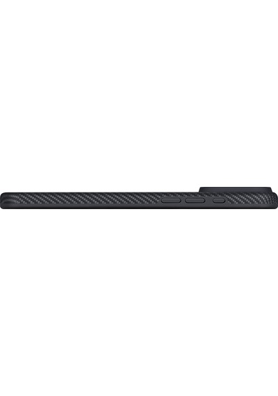 Apple Uyumlu iPhone 17 Pro Kılıf M-safe Şarjlı Aramid Fiber Pitaka Military-grade Classic Seri Kapak Siyah Siyah