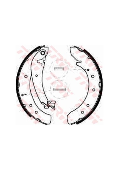 Trw Gs8546 Arka Fren Balatası Papuç Peugeot Boxer 94 Cıtroen Jumper 94 Jumpy 07 Fıat Ducato 94 1800kg Gs 8546 4241.h5-4241.n4-77362428-4241h5 1 Takım