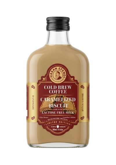 Hasan Efendi Cold Brew Caramelized Biscuit Coffee 190 Ml 5'li Hazır