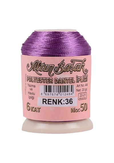 Hubrendy Tedarik Altınbaşak Oya Ve Dantel İpi 20 Gr - Royaleks - No: 036