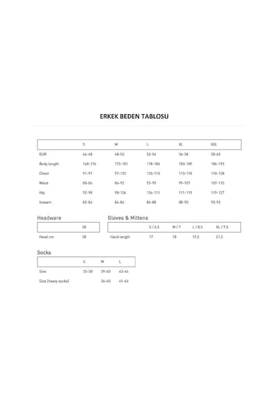 Woolona Remus Uzun Kollu Yün Erkek Termal İçlik - Gry Gri