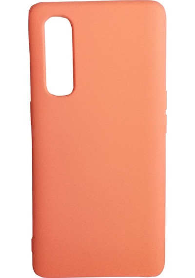 Reno 3 Pro İle Uyumlu Cappy Silikon Kılıf Mercan Turuncu