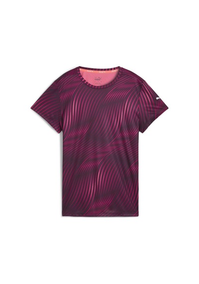 Puma Run Favorite Aop Tee W Kadın T-shirt-mor