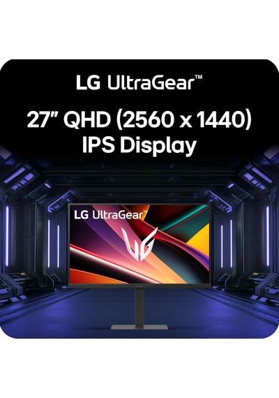 27g640a-b Ultragear Qhd 2560 X 1440 Ips Oyun Monitörü, 300hz, 1ms, Nvıdıa G-sync, Amd Freesync Premium, Vesa Displayhdr 400, Hdmı 2.1, Usb Type-c, Eğim/yükseklik/yuvarlanma/destek