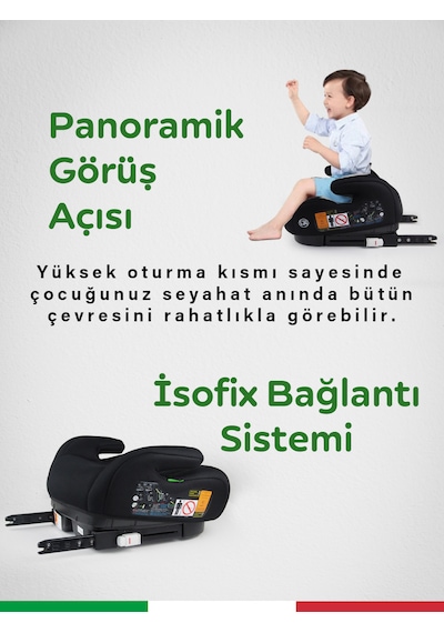 Prego Hera 15-36 Kg Emniyet Kemeriyle Kullanılabilen İsofixli Yük