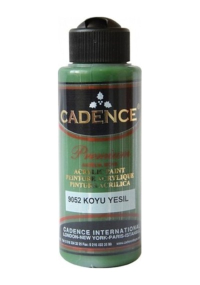 Premium Akrilik Boya 9052 Koyu Yeşil 120 Ml Koyu Yeşil