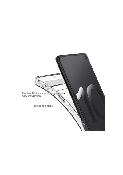 Hepsi Ally Sm Galaxy Uyumlu S10 Anti-drop Darbe Emici Silikon Kılıf- 5775 Najmaddin Şeffaf