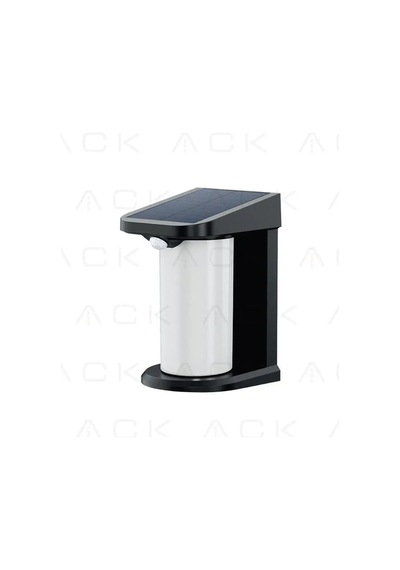 Ack Solar Led Duvar Apligi Dimli Siyah Ip54 127mmx105mmx179mm Ag60-04851