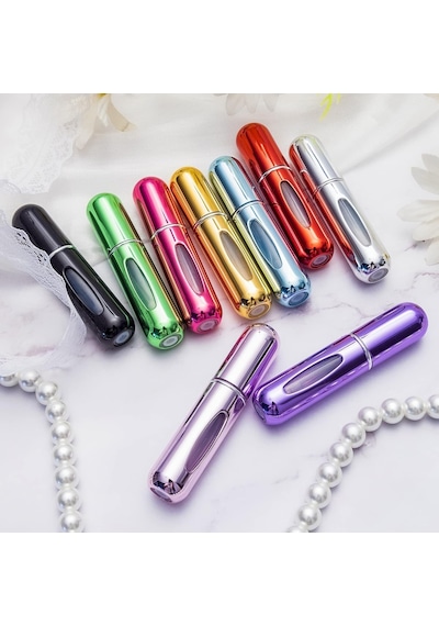 Kyrotech 4 Adet Taşınabilir Mini Parfüm Atomizer Şişesi 5 Ml Yeniden Doldurulabilir Seyahat P