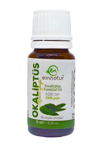Einnatur Okaliptüs Uçucu Yağı % 100 Saf Eucalyptus Globulus Essential Oil 1 8-Sineol 10 ML