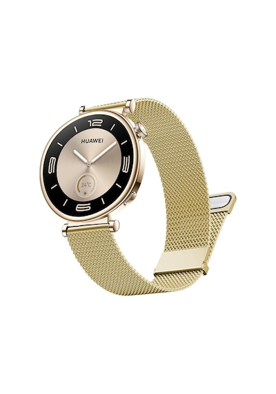 Huawei Watch Gt5 Pro 42mm / Gt5 41mm / Gt4 41mm Uyumlu 18mm Manyetik Hasır Çelik Kordon