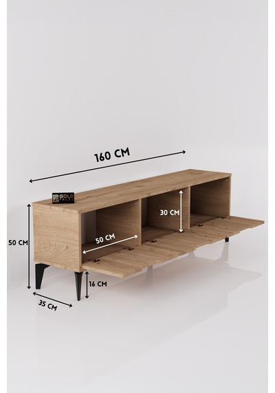 Royal Tv Sehpası Suntalam Bej 160x35 Sarı