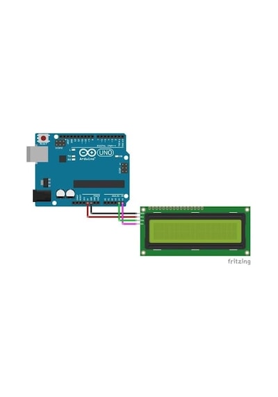 Arduino 2x16 Lcd Ekran I2c Modüllü Standart