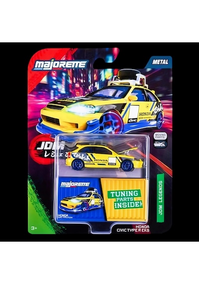 Majorette 1/64 Honda Civic Type R Ek9