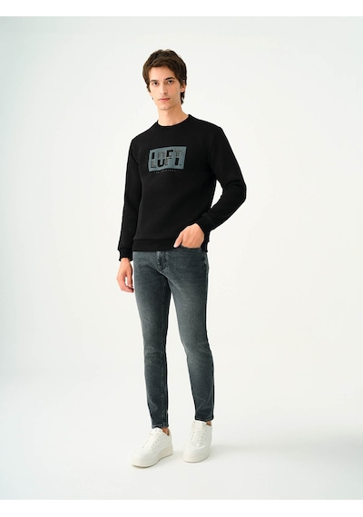 Loft Erkek Jean Pantolon Koyu Gri Lf2037012 Justin Skinny Fit Koyu Gri