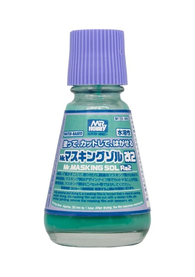 Mr.hobby M-135, 20 Ml. Mr.masking Sol Re2 Kavisli Yüzey Maskeleme Sıvısı Standart