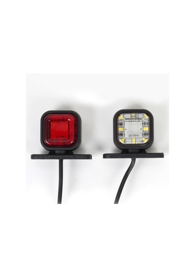 Ahmet Otomotiv 10 Adet Çeray Mini Kare Takoz Led Lamba 12v-24v