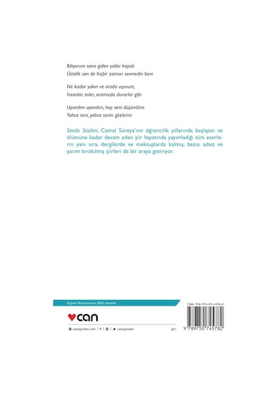 Can Yayınları - Sevda Sözleri - 9789750745782