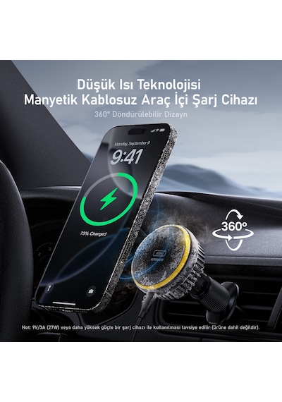 Aohi Superauto Magsafe Araç İçi Şarjı, Kendinden Soğutmalı