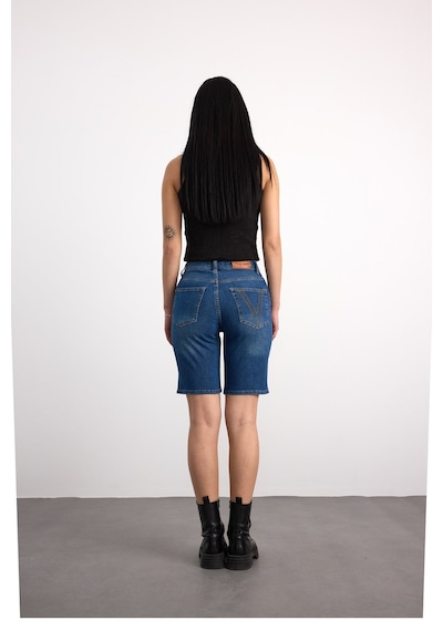 40391-73603 Kadın Mom Fit Mıd Waıst Denim Şort 40391-73603 Koyu Mavi 40391-73603 Kadın Mom Fit Mıd Waıst Denim Şort 40391-73603 Koyu Mavi
