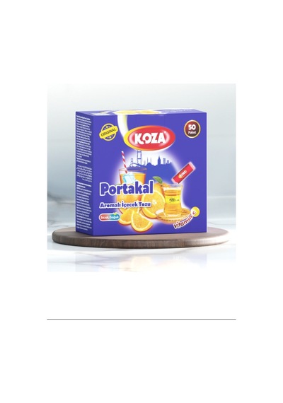 Koza Tek İçimlik Portakal Aromalı Toz İçecek 50'li 0.75 LT - 2.5 LT - 12 KG