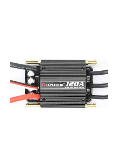 Flycolor Waterproof 120a 2-6s Brushless Esc 5.5v 5a Bec